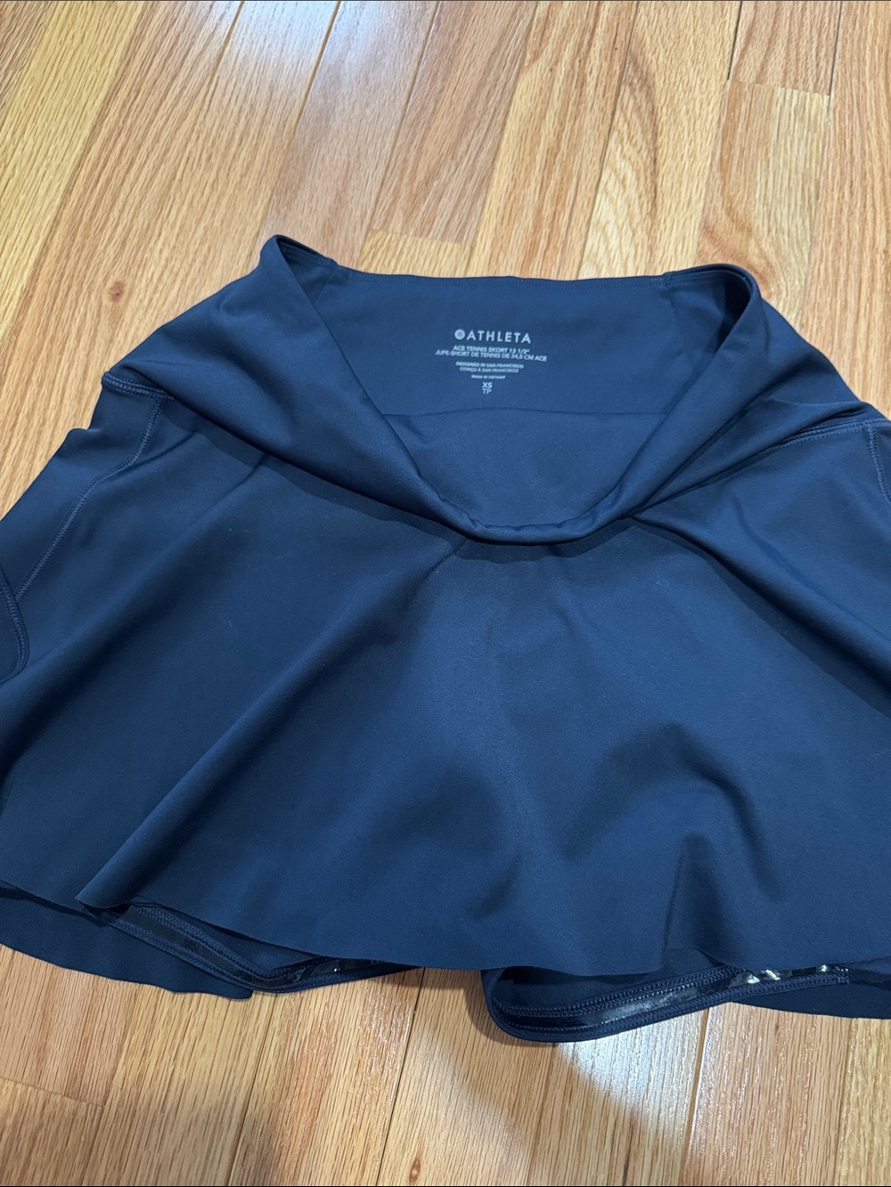 Athleta Navy Active Skort with Built-In Shorts